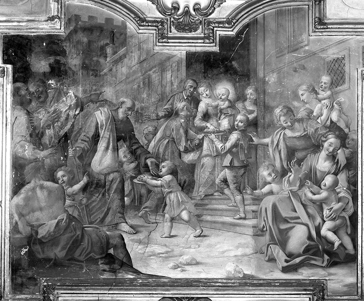 Storie dei sette Santi Fondatori, con Fortini B., Pugliesci A. - Convento di S. Maria Annunziata